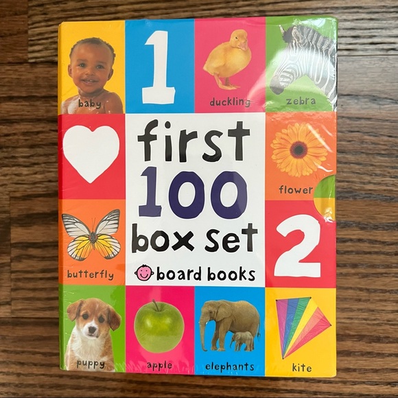 Toys First 10 Board Baby Book Box Set 3 Books Words Numbers Colors